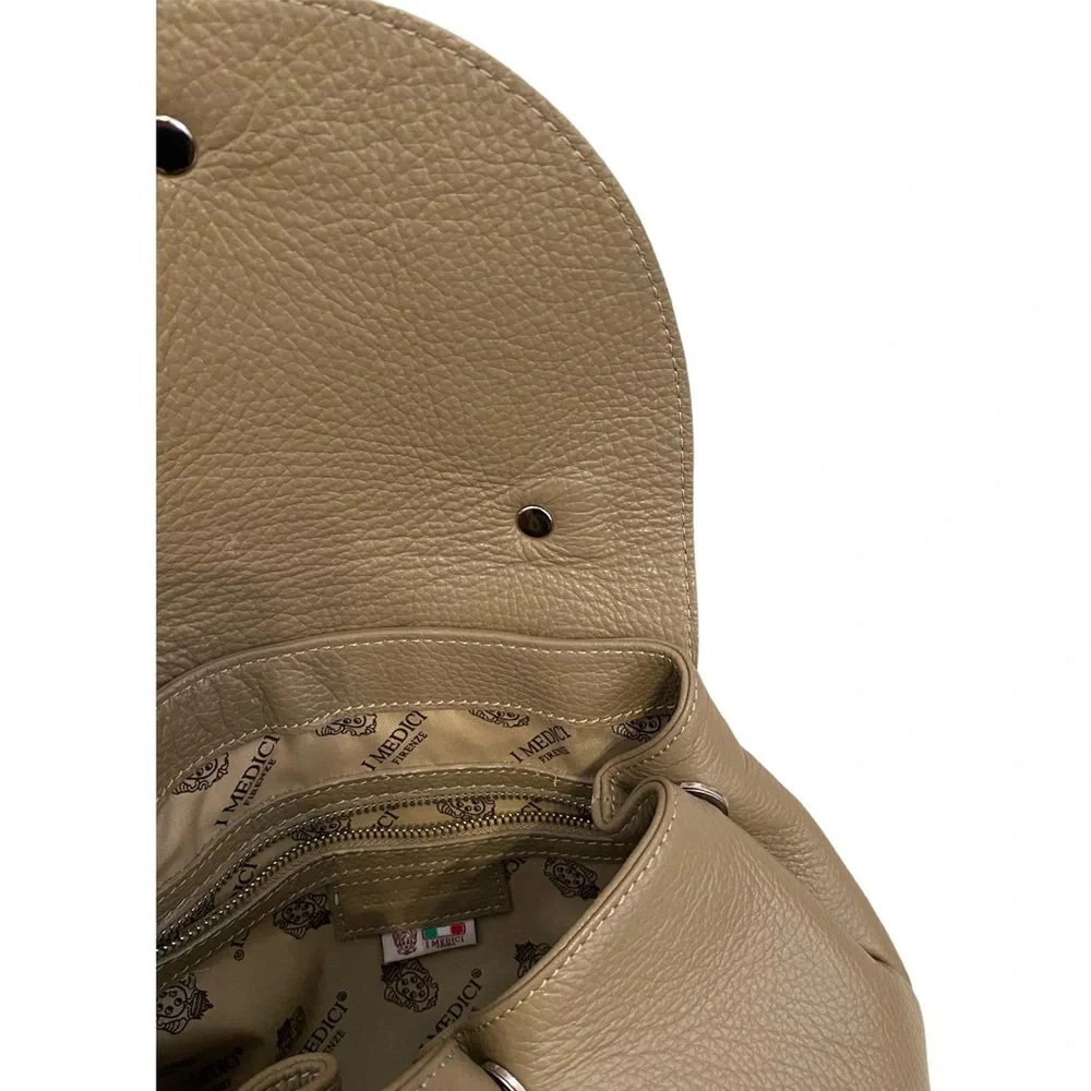 Made In Italy Genuine Leather Backpack